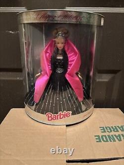 Rare poupée Barbie de Noël 1998 avec boîte mal imprimée