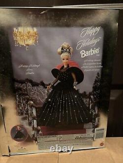 Rare poupée Barbie de Noël 1998 avec boîte mal imprimée