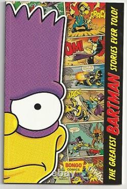 Simpsons Rare Greatest Bartman Stories 2014 Comic Con Livre Exclusif Bongo Sdcc