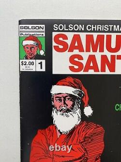Solson Christmas Special Samurai Santa #1 1986 1er Publié Jim Lee Art