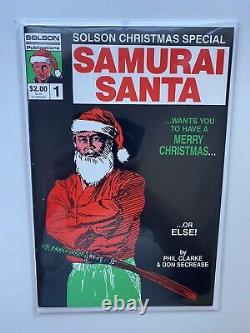 Solson Christmas Special Samurai Santa #1 1986 1er Publié Jim Lee Art