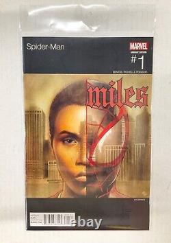 Spider-Man #1 2016 Miles Morales Variante Hip Hop NAS Illmatic Par Adi Granov TB