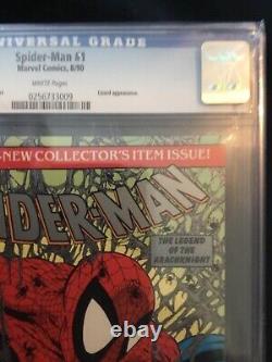 Spider-Man #1 Édition Platine CGC 9.8 Pages Blanches McFarlane 1990 Variant Rare