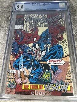 Spider-Man Édition Spéciale 1 CGC 9.8 Venom contre Daredevil Couverture Gaufrée 12/1992