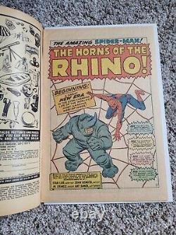 Spider-Man étonnant #41 - FINE 4.5 5.0 1ère apparition de Rhino, Marvel Comic 1966 CGC IT