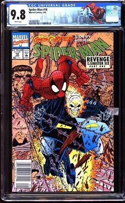 Spider-Man n°1 25 CGC 9.8 WP KIOSQUE À JOURNAUX (S) ENSEMBLE DE 31 LIVRES PLATINE & OR