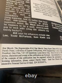 Star Blecch La Dégénérescence -comic Book-special Gold Edition Limitée? Signé