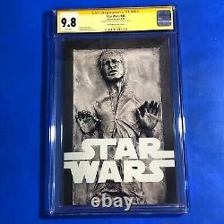 Star Wars 45 CGC SS 9.8 Han Solo en Carbonite JTC Christopher Variant Cover 2024<br/>	<br/>Translation: Star Wars 45 CGC SS 9.8 Han Solo dans la Carbonite JTC Christopher Variant Cover 2024