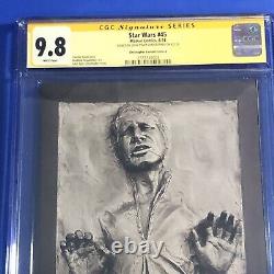 Star Wars 45 CGC SS 9.8 Han Solo en Carbonite JTC Christopher Variant Cover 2024	<br/>		 
<br/>		  	Translation: Star Wars 45 CGC SS 9.8 Han Solo dans la Carbonite JTC Christopher Variant Cover 2024