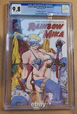 Street Fighter 2019 Pin-Up Special 1 Rainbow Mika Variant Cgc 9.8 - Traduction: Street Fighter 2019 Pin-Up Spécial 1 Variante Rainbow Mika Cgc 9.8