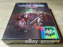 Suicide Squad Hdzeta Unique Lenti Joker Édition 2d / 3d Blu-ray Steelbook Nouveau