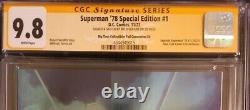 Superman 78 Édition Spéciale #1 CGC SS 9.8 Foil NYCC Signé & Remarqué Par Suayan