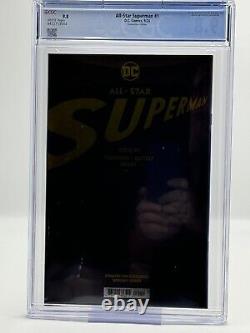 Superman All Star #1 Édition Spéciale en Feuille d'Aluminium Exclusive Sdcc DC 2024 Cgc 9.8