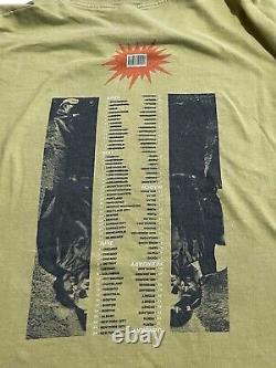 T-shirt de la tournée Vintage REM Monster pour homme taille XL 1995 années 90 Rare Fabriqué aux États-Unis Concert