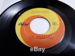 The Beatles Hey Jude Revolution / 1968 Swirl Capitol Vinyle 7 45 Simple Ultra Rare