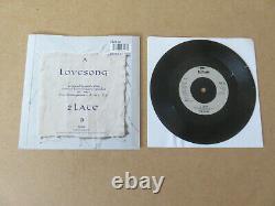 The Cure Lovesong Fiction 1989 Uk 7 In Numbered Lovebox - Linen Print Ficsg30
