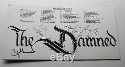 The Damned Ombre Of Love 1985 Uk Signe X 4 Gatefold 7 Simple 45 Impressionnant