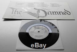 The Damned Ombre Of Love 1985 Uk Signe X 4 Gatefold 7 Simple 45 Impressionnant