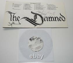 The Damned Shadow Of Love 1985 Royaume-uni Signé X 4 Gatefold 7 Single 45 Awesome