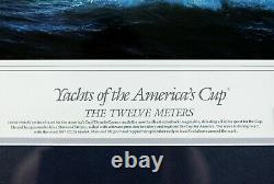 Tim Thompson Édition Spéciale'yachts Of The America's Cup' Framed & Matted Print
