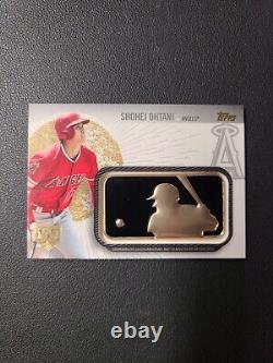 Topps MLB Logo Golden Anniversary Shohei Ohtani GAP-SO #/150 de 2019