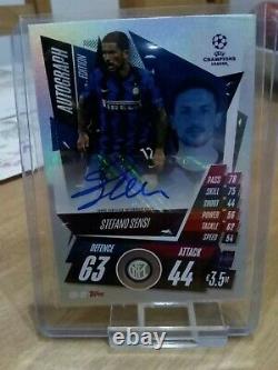 Topps Match Attax Extra 20/21 Stefano Sensi Autograph Edition Card Signed