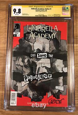 Umbrella Academy Dallas #1, Dh Special Edition, Cgc 9.8 Ss, Signé Gabriel Ba