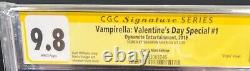 Vampirella Valentine's Day Special #1 Shannon Maer Cgc 9,8 Ss Livraison Gratuite