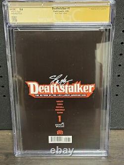 Vault Comics 2024 Deathstalker #1 Variant Vierge CGC SS 9.4 Signé Par Slash GnR