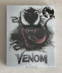 Venom Blufans Exclusive Simple Lenticulaires Steelbook 4k Uhd + Bonus