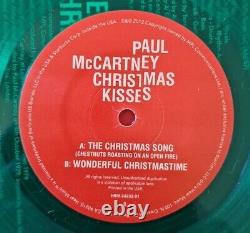 Vinyle vert 45 tours Paul McCartney 7 Baisers de Noël Chanson Magnifique Noël