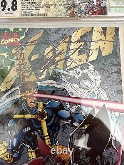 X-men #1 1991 Cgc 9.8 Croquis Original De Jim Lee Ss Claremont & Williams